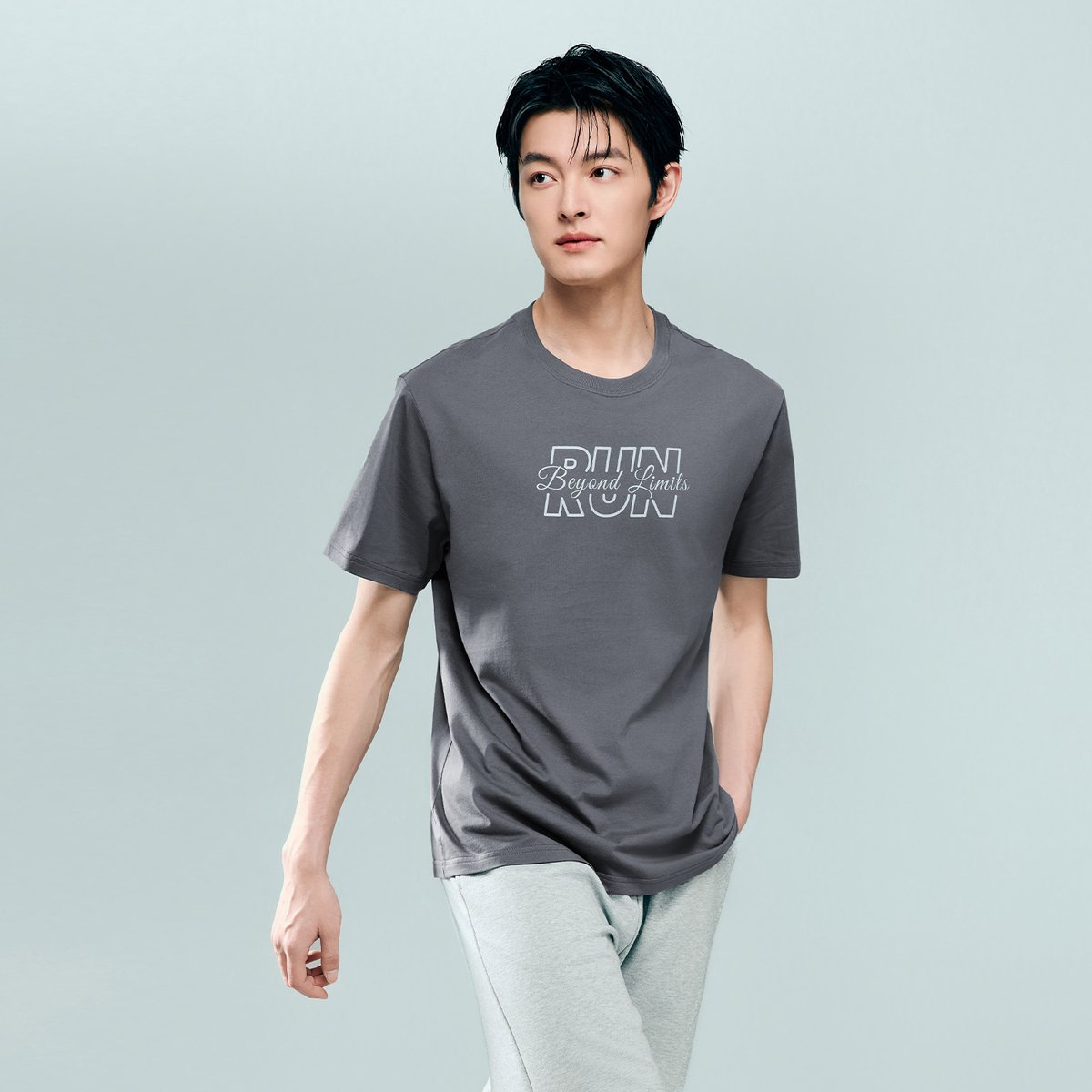 Men's Cotton Jersey Crew‑Neck Print Tee - Giordano Online