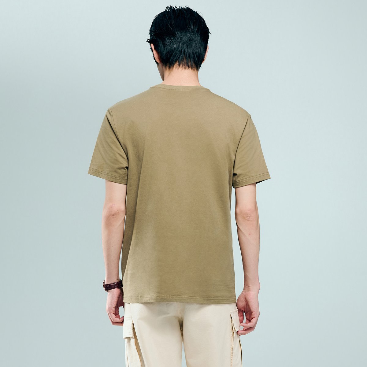 Men's Cotton Jersey Crew‑Neck Print Tee - Giordano Online