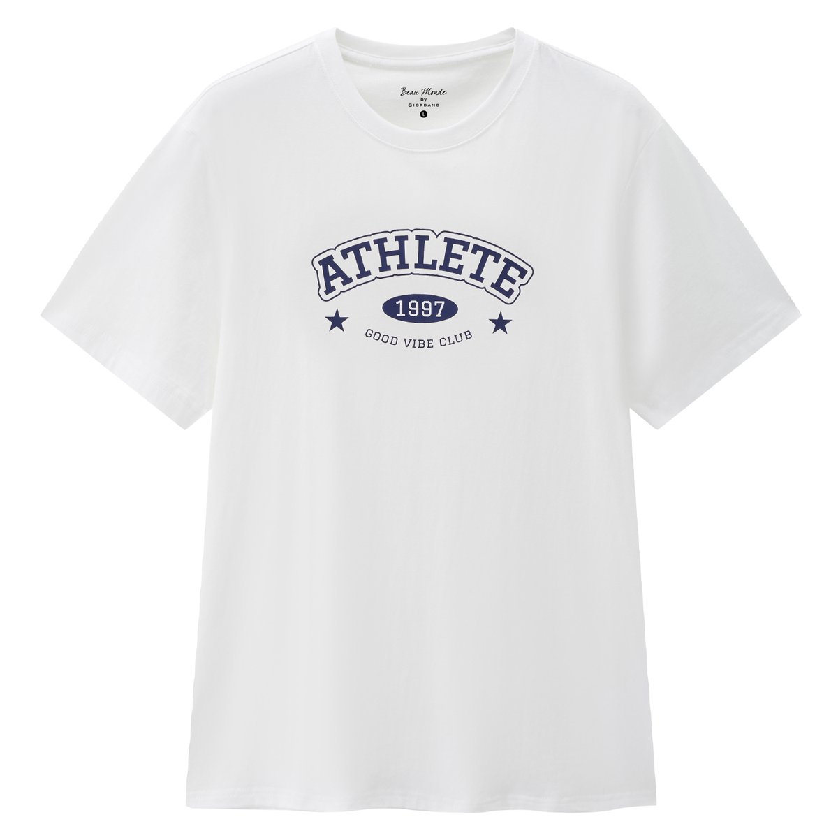 Men's Cotton Jersey Crew‑Neck Print Tee - Giordano Online