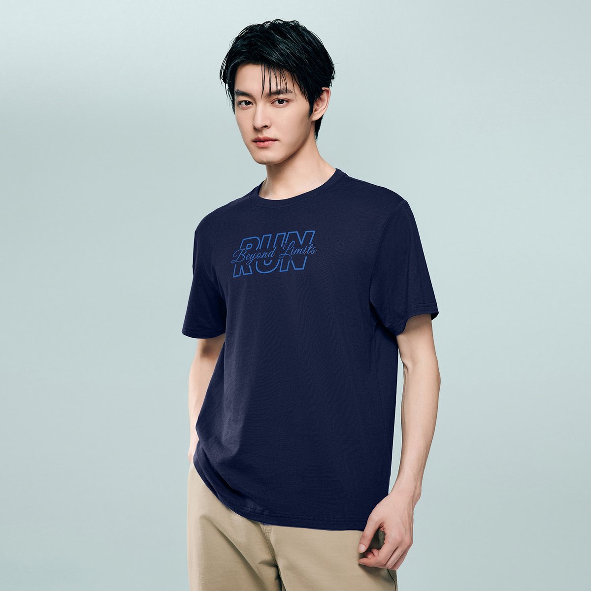 Men's Cotton Jersey Crew‑Neck Print Tee - Giordano Online