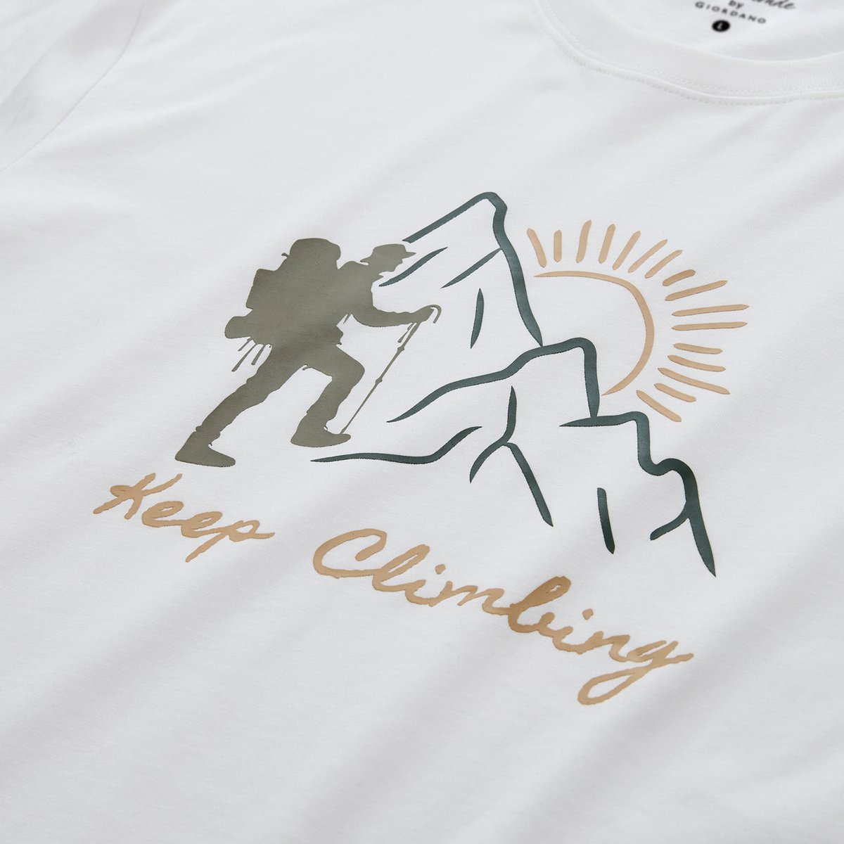 Men's Cotton Jersey Crew‑Neck Print Tee - Giordano Online