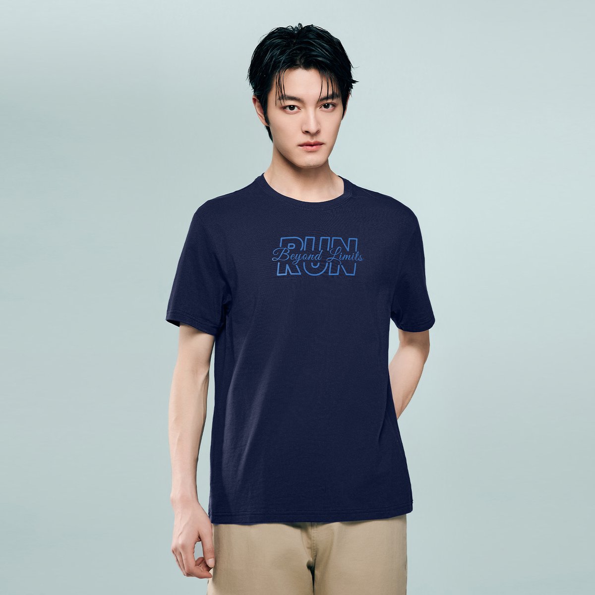 Men's Cotton Jersey Crew‑Neck Print Tee - Giordano Online