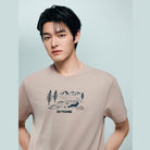 Men's Cotton Jersey Crew‑Neck Print Tee - Giordano Online