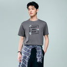 Men's Cotton Jersey Crew‑Neck Print Tee - Giordano Online