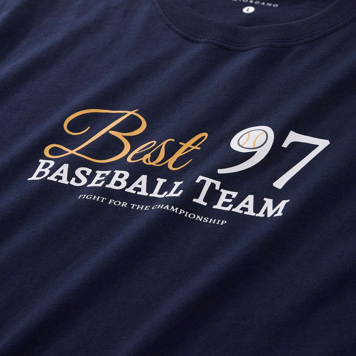 Men's Cotton Jersey Crew‑Neck Print Tee - Giordano Online