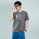 Men's Cotton Jersey Crew‑Neck Print Tee - Giordano Online