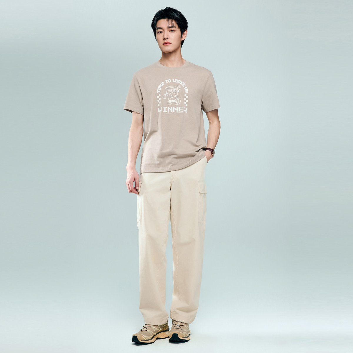 Men's Cotton Jersey Crew‑Neck Print Tee - Giordano Online