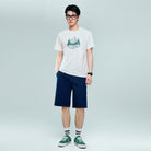 Men's Cotton Jersey Crew‑Neck Print Tee - Giordano Online