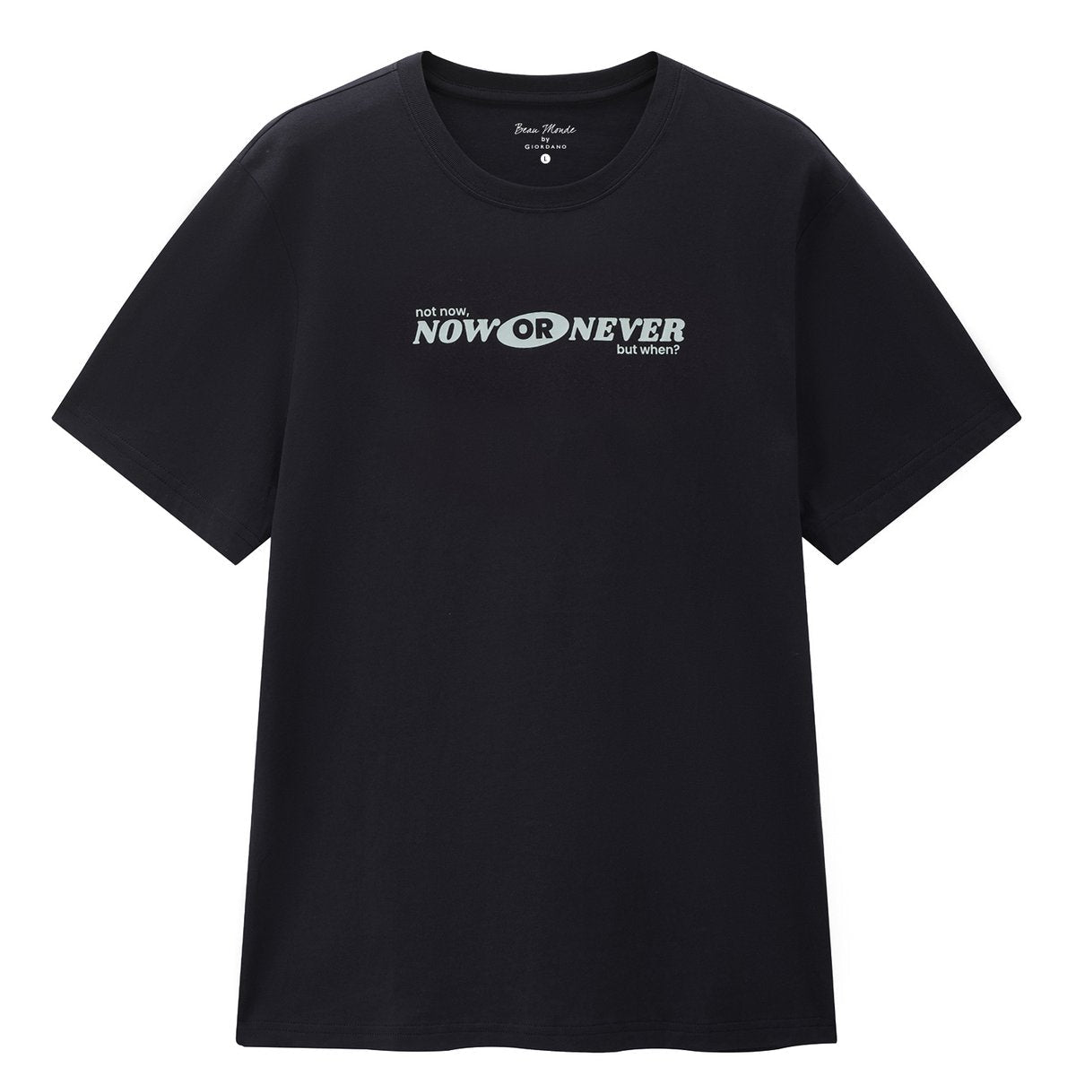 Men's Cotton Jersey Crew‑Neck Print Tee - Giordano Online