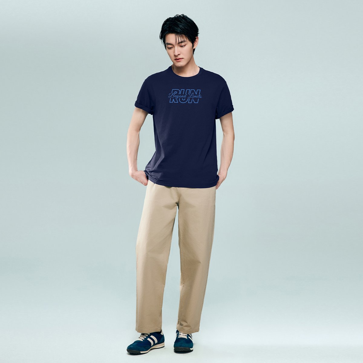 Men's Cotton Jersey Crew‑Neck Print Tee - Giordano Online