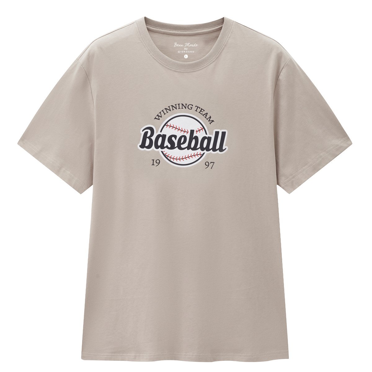 Men's Cotton Jersey Crew‑Neck Print Tee - Giordano Online