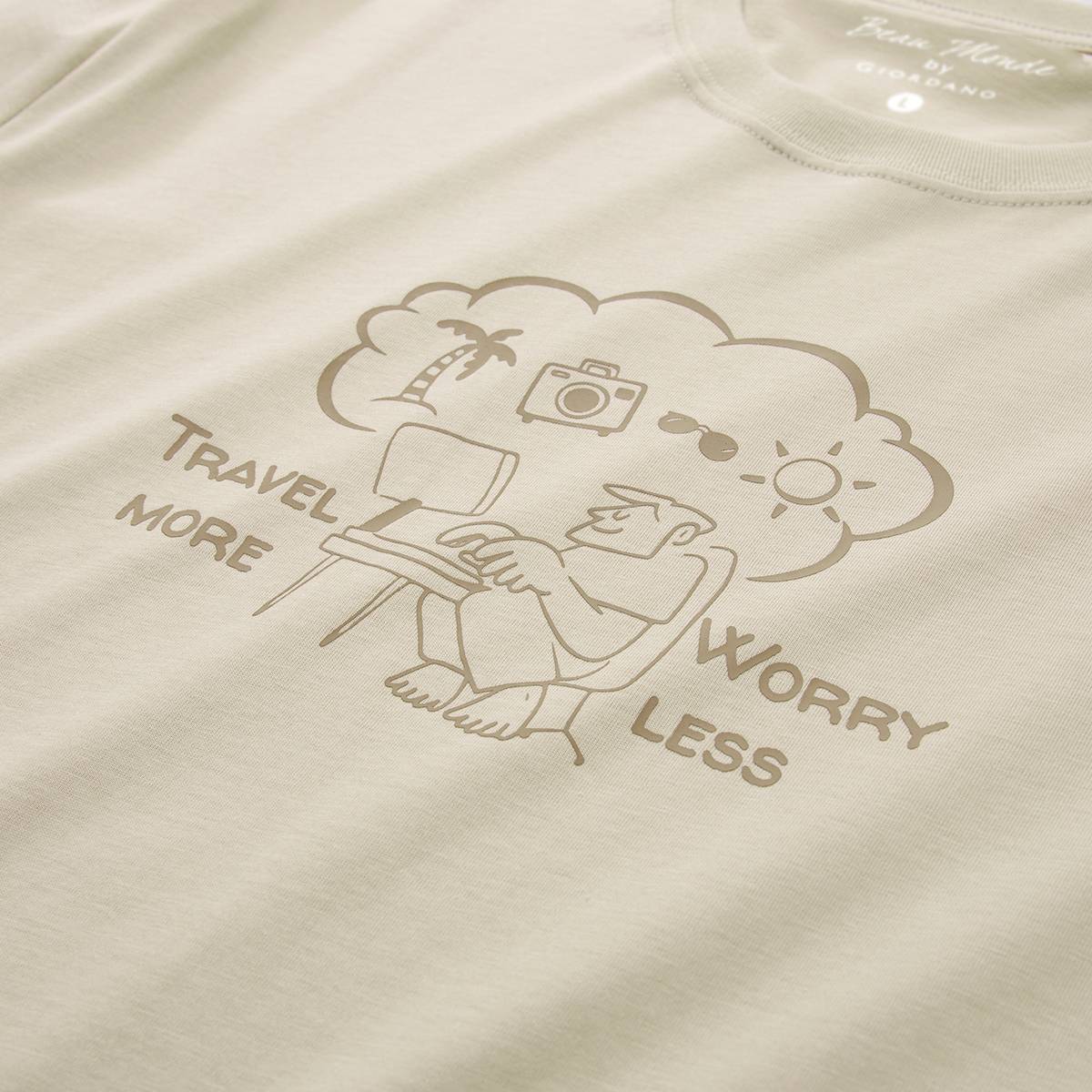 Men's Cotton Jersey Crew‑Neck Print Tee - Giordano Online