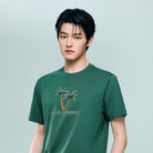 Men's Cotton Jersey Crew‑Neck Print Tee - Giordano Online