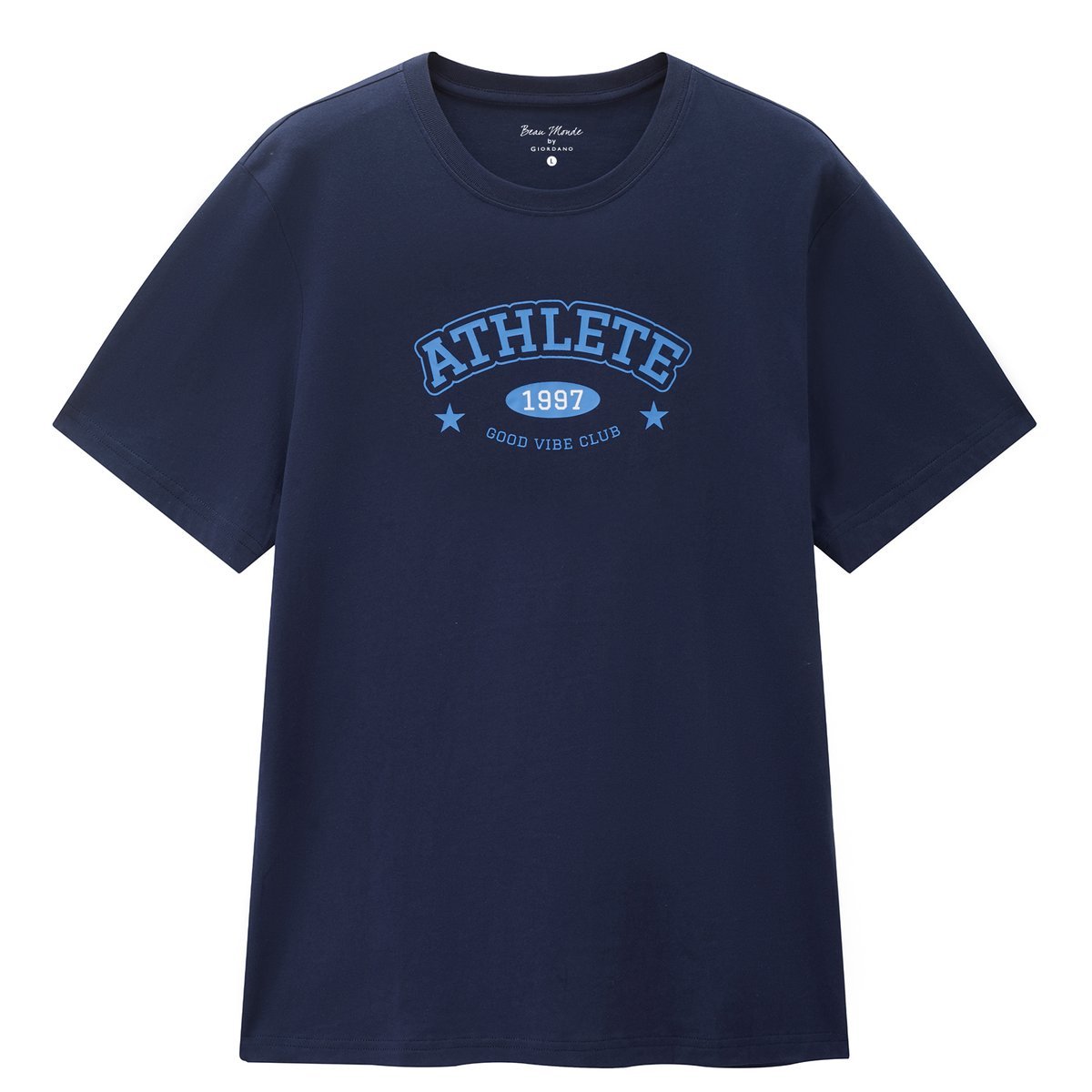 Men's Cotton Jersey Crew‑Neck Print Tee - Giordano Online