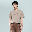 Men's Cotton Jersey Crew‑Neck Print Tee - Giordano Online