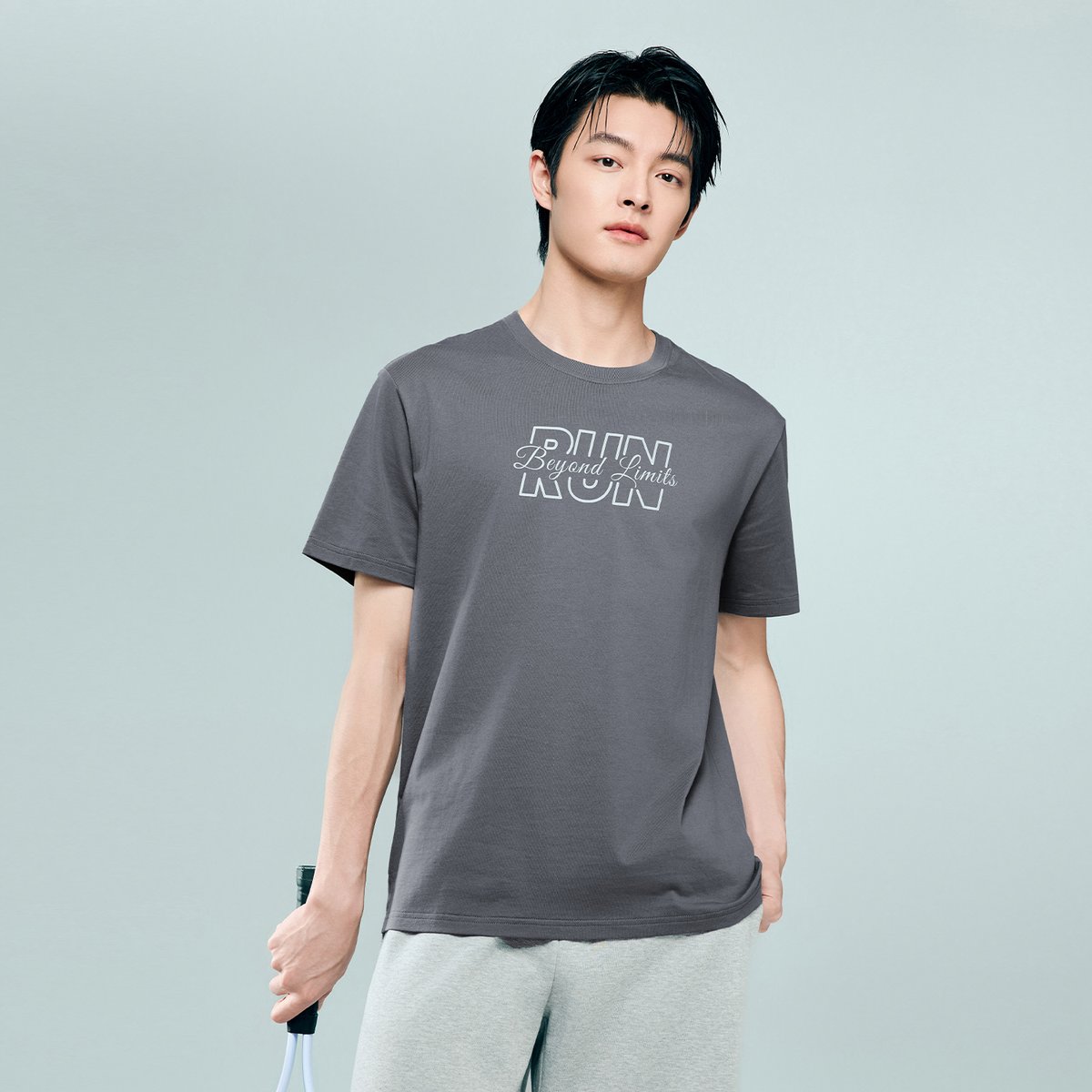 Men's Cotton Jersey Crew‑Neck Print Tee - Giordano Online