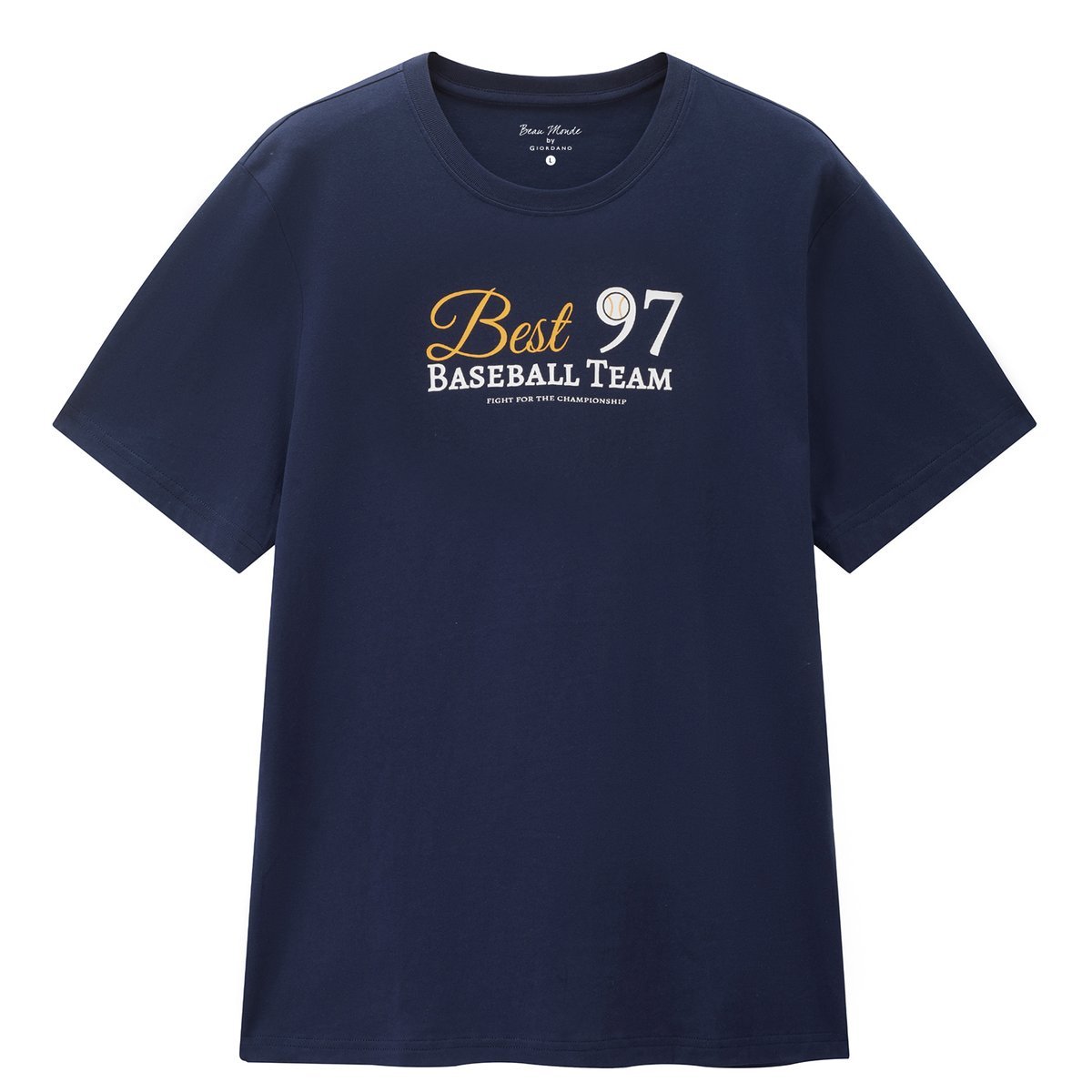 Men's Cotton Jersey Crew‑Neck Print Tee - Giordano Online