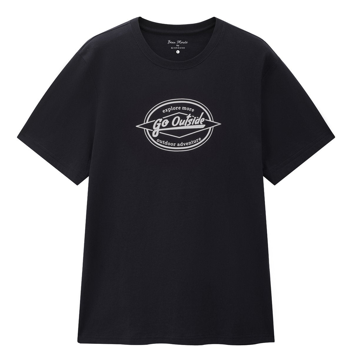 Men's Cotton Jersey Crew‑Neck Print Tee - Giordano Online