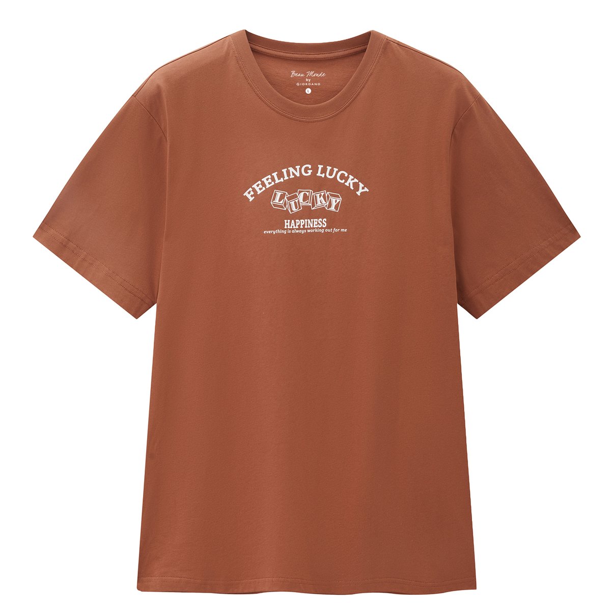 Men's Cotton Jersey Crew‑Neck Print Tee - Giordano Online