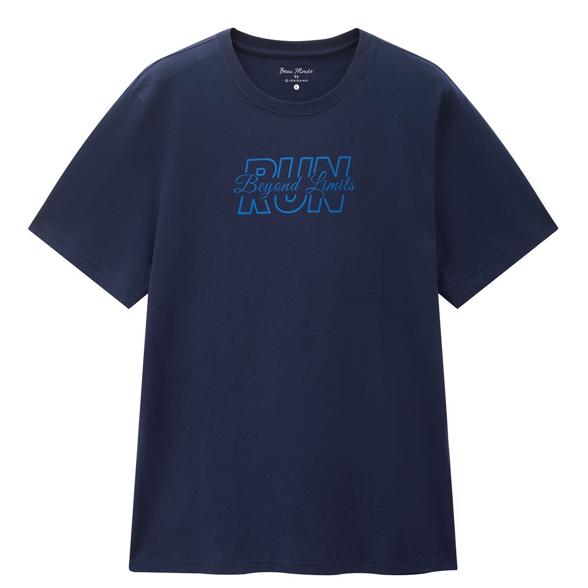 Men's Cotton Jersey Crew‑Neck Print Tee - Giordano Online