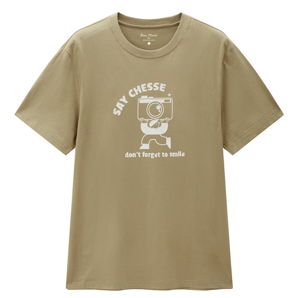 Men's Cotton Jersey Crew‑Neck Print Tee - Giordano Online