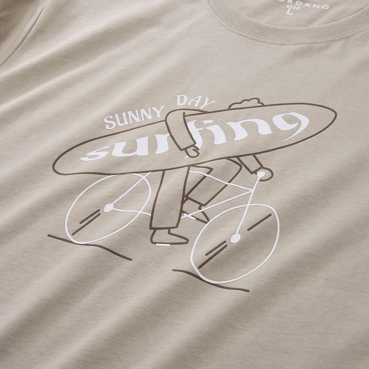 Men's Cotton Jersey Crew‑Neck Print Tee - Giordano Online