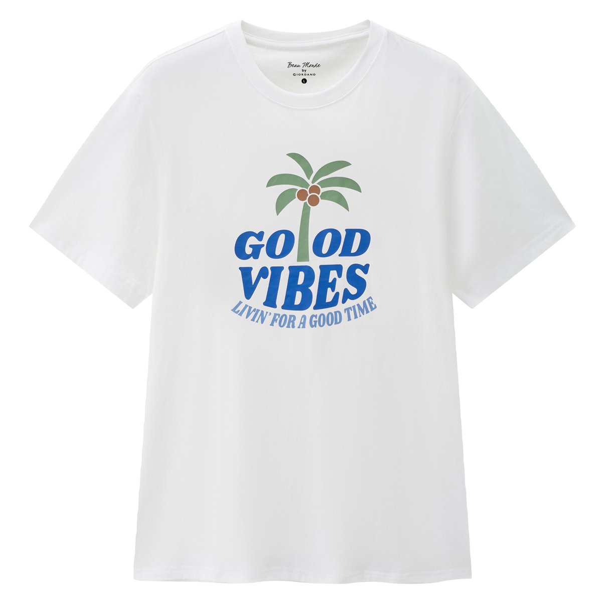 Men's Cotton Jersey Crew‑Neck Print Tee - Giordano Online