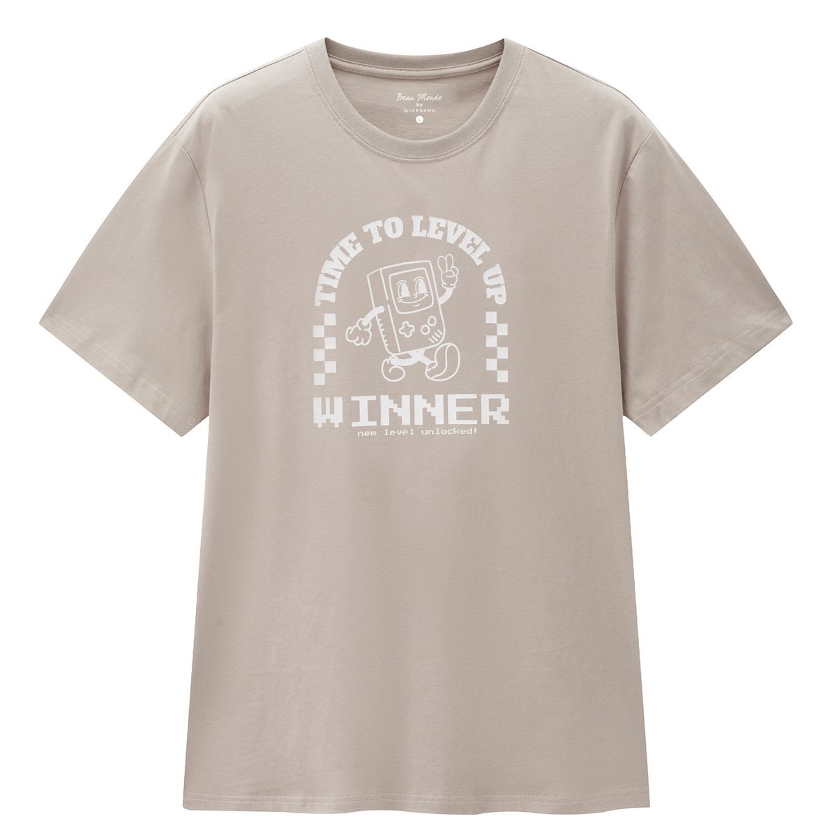 Men's Cotton Jersey Crew‑Neck Print Tee - Giordano Online