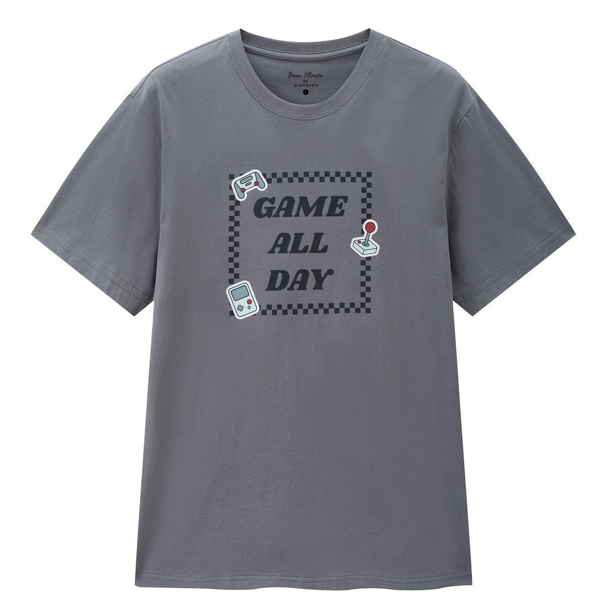 Men's Cotton Jersey Crew‑Neck Print Tee - Giordano Online