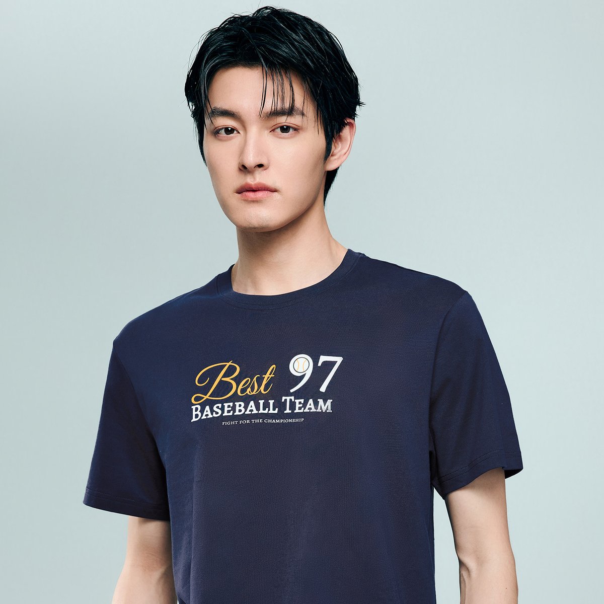 Men's Cotton Jersey Crew‑Neck Print Tee - Giordano Online