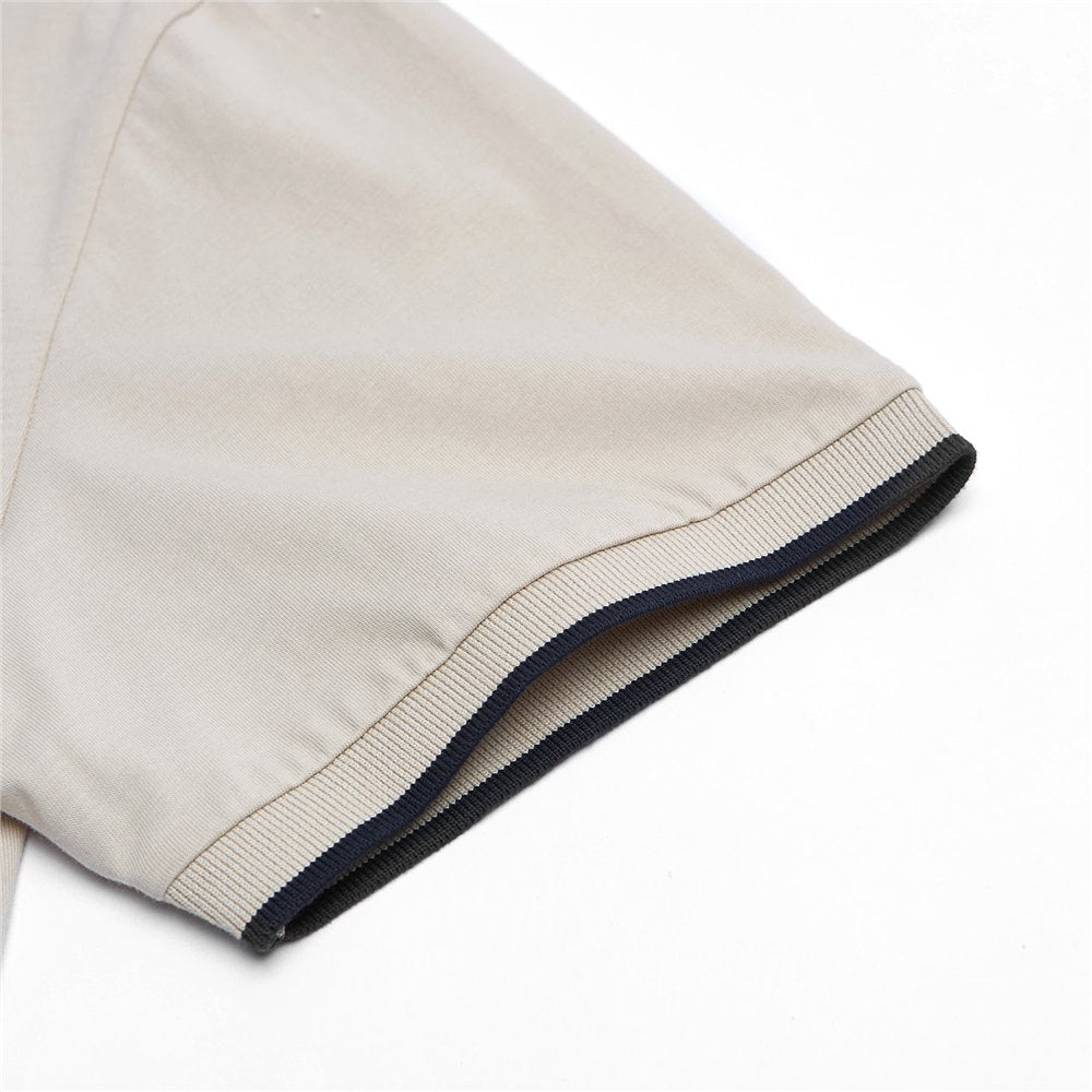 Men's Cotton Jersey Henley Short Sleeve Slim Fit Tee - Giordano Online