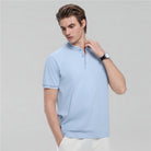 Men's Cotton Jersey Henley Short Sleeve Slim Fit Tee - Giordano Online