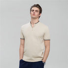 Men's Cotton Jersey Henley Short Sleeve Slim Fit Tee - Giordano Online