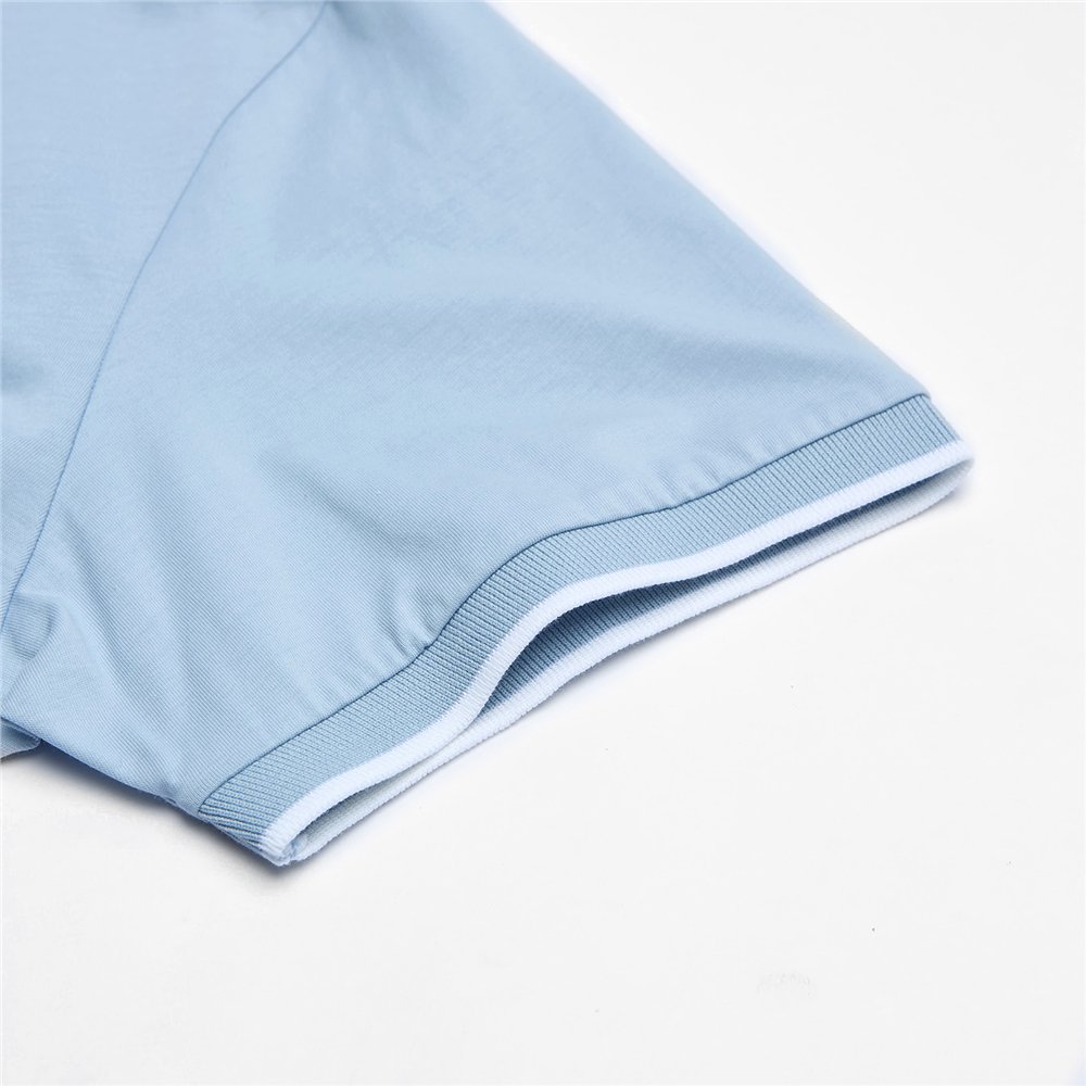 Men's Cotton Jersey Henley Short Sleeve Slim Fit Tee - Giordano Online