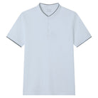 Men's Cotton Jersey Henley Short Sleeve Slim Fit Tee - Giordano Online
