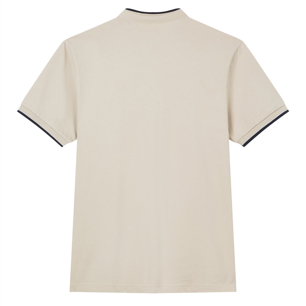 Men's Cotton Jersey Henley Short Sleeve Slim Fit Tee - Giordano Online