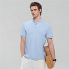 Men's Cotton Jersey Henley Short Sleeve Slim Fit Tee - Giordano Online