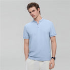 Men's Cotton Jersey Henley Short Sleeve Slim Fit Tee - Giordano Online