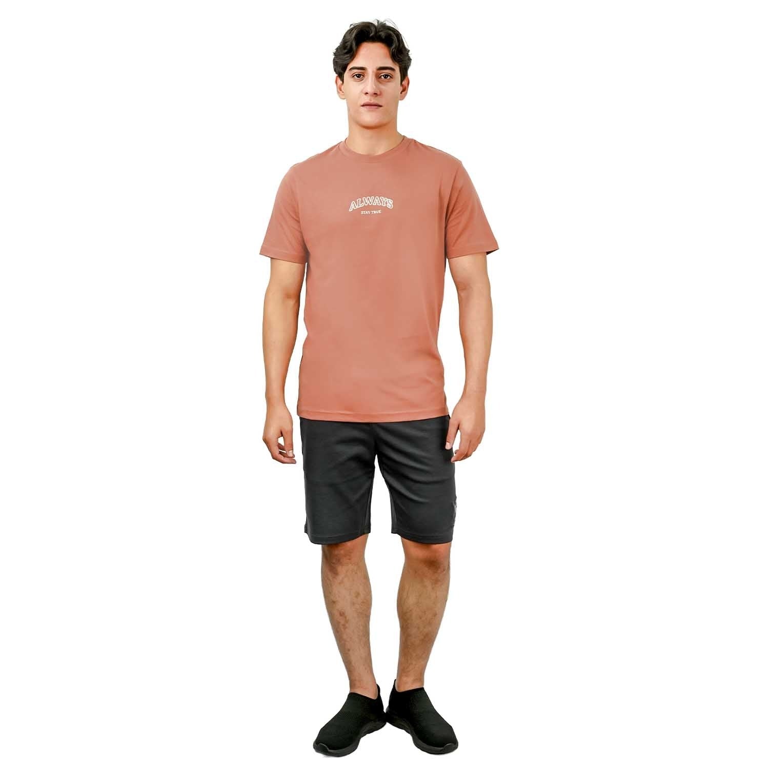 Men's Cotton Jersey Print Tee - Giordano Online