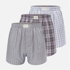 Men's Cotton Poplin Regular Fit 3 Pack Boxers - Giordano Online