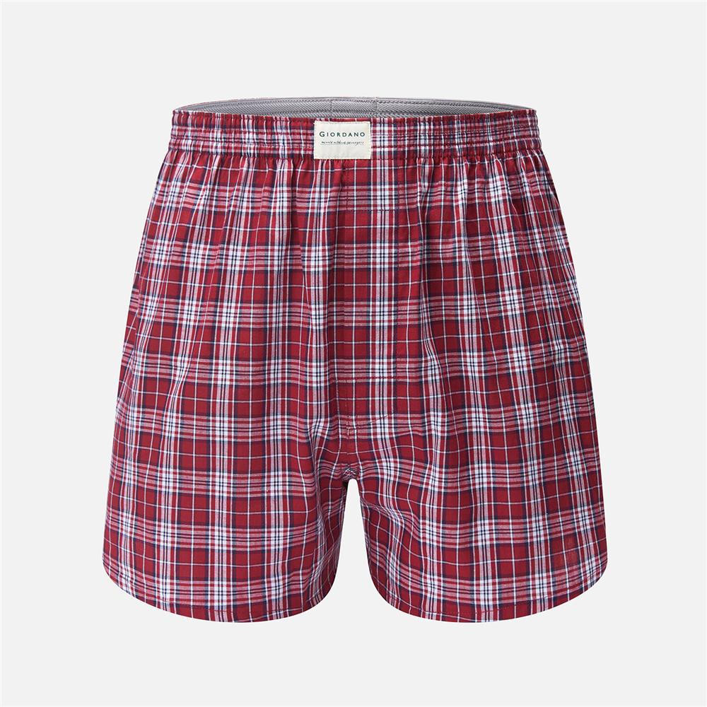 Men's Cotton Poplin Regular Fit 3 Pack Boxers - Giordano Online