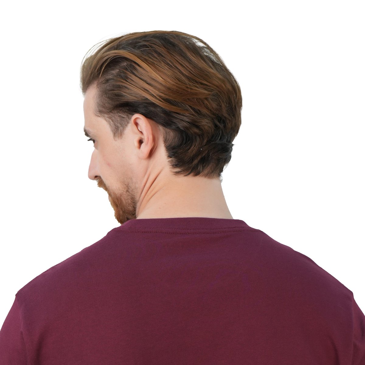 Men's Cotton Signature Print Slim Fit Tee - Giordano Online