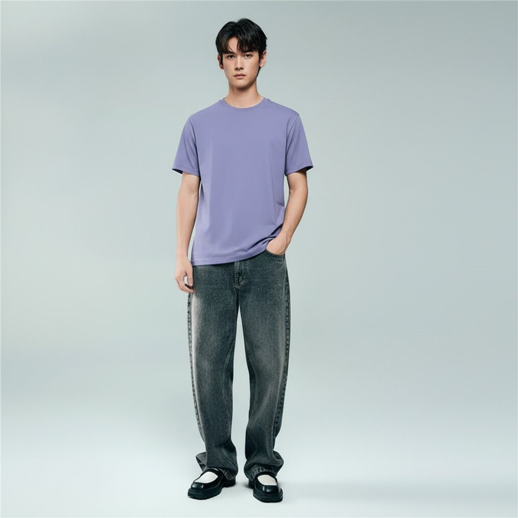 Men's Crewneck Short Sleeve T-Shirt - Giordano Online