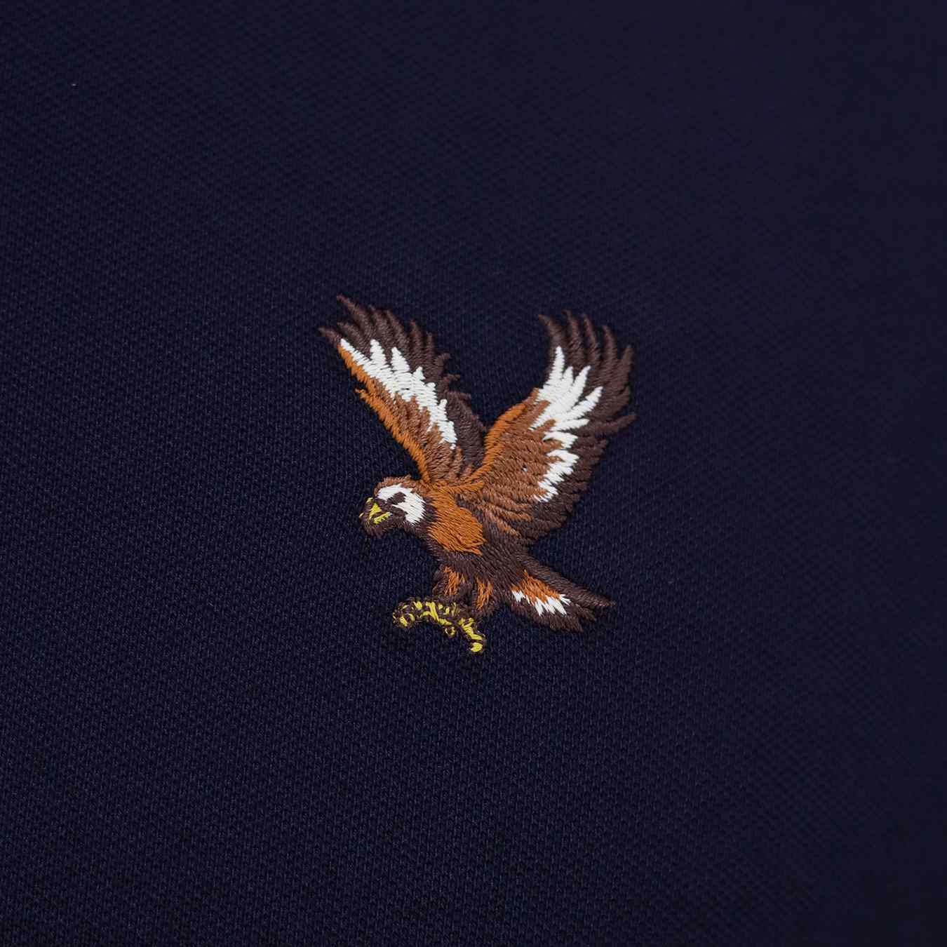 Men's Eagle Printed Solid Polo - Giordano Online