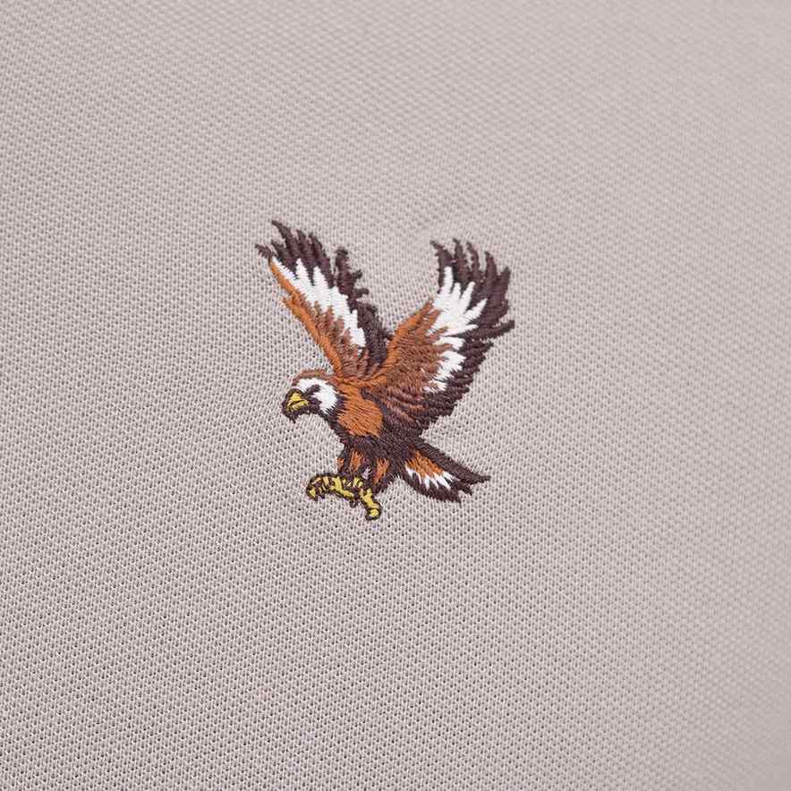 Men's Eagle Printed Solid Polo - Giordano Online