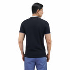 Men's Eagle Printed Solid Polo - Black - Giordano Online