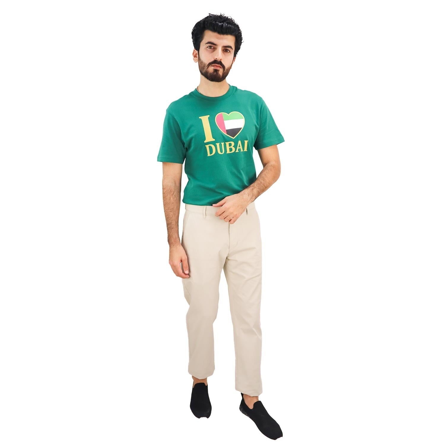 Men's Elastic Waist Khakis - Giordano Online
