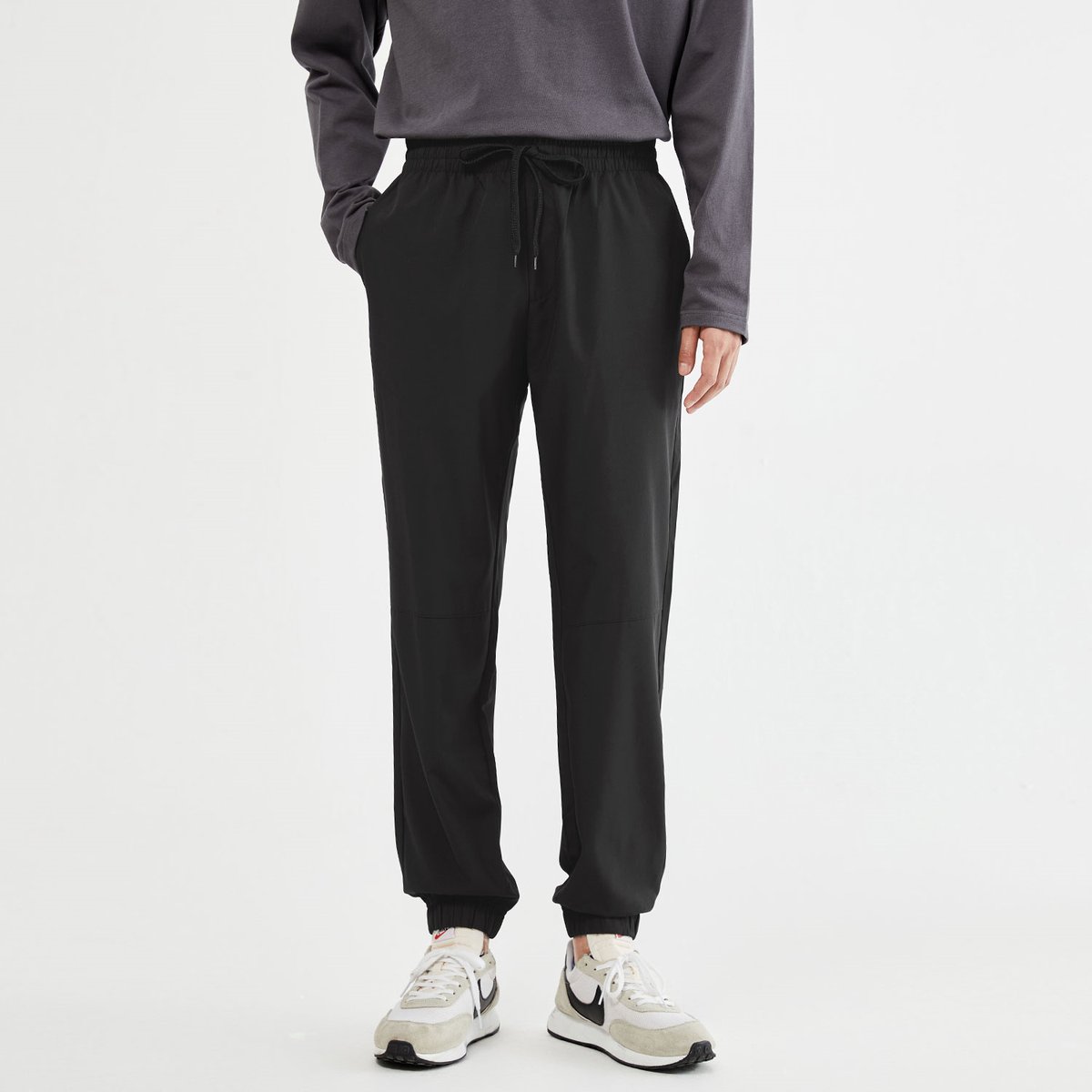 Men's Elastic Waist Pants - Giordano Online
