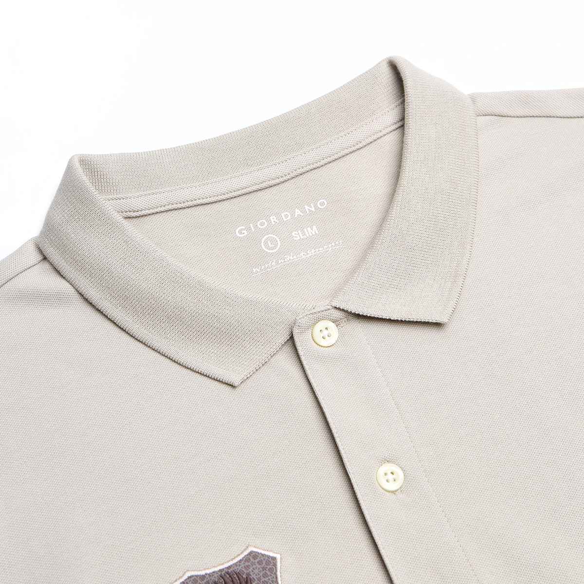 Men's Embroidered Bold Polo - Giordano Online