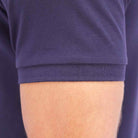 Men's Embroidery Solid Polo - Blue - Giordano Online